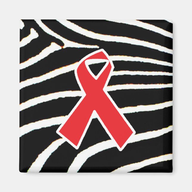 Red Ribbon Magnet (Front)