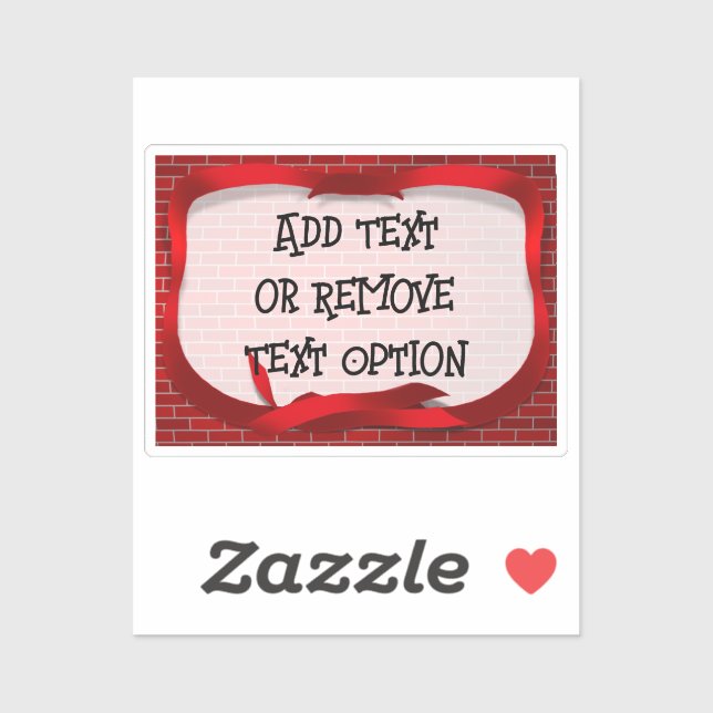 Red Ribbon Tag Christmas (Sheet)