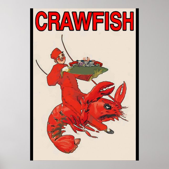 Red Rider Crawfish Poster (Front)