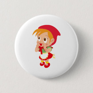 Red RIding Hood 6 Cm Round Badge