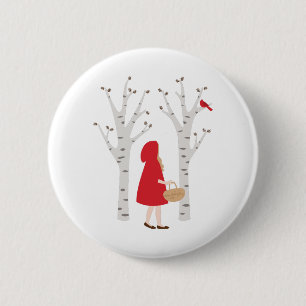 Red Riding Hood 6 Cm Round Badge