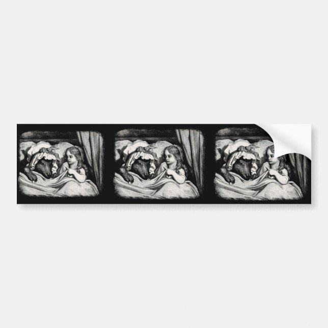 Red Riding Hood Bumper Sticker (Front)