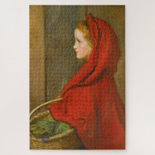 Red Riding Hood (by John Everett Millais) Jigsaw Puzzle