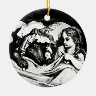 Red Riding Hood Ceramic Tree Decoration