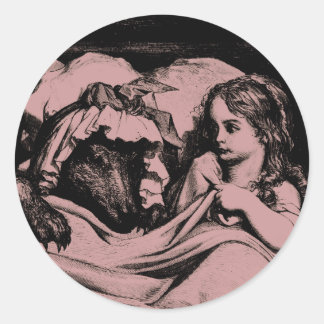 Red Riding Hood Classic Round Sticker
