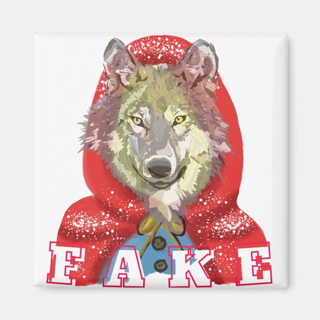 Red Riding Hood Fake Magnet (Front)