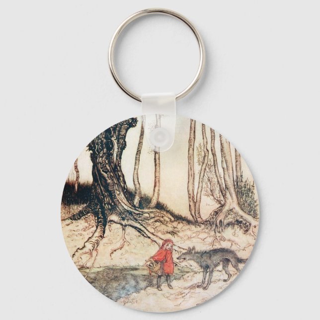 Red Riding Hood Key Ring (Front)