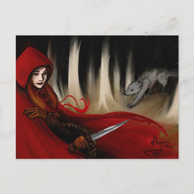 Red Riding Hood Postcard (Front)