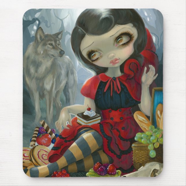 "Red Riding Hood's Picnic" Mousepad (Front)