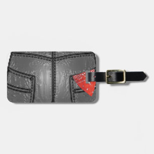 Red Right Hanky Luggage Tag