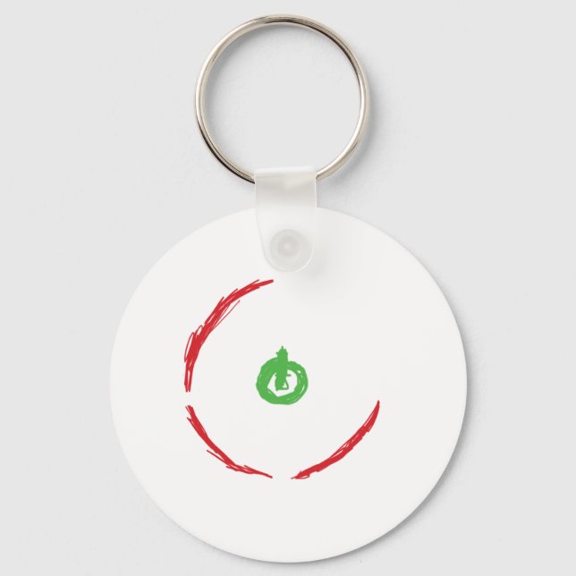 Red Ring Of Death Key Ring (Front)