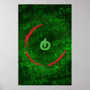 Red Ring Of Death Poster - Gamer Video Games Geek
