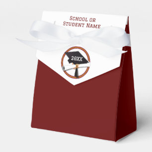 Red Ring on Grad Cap Graduation Favour Box
