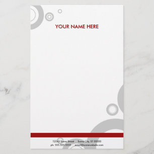 red rings stationery