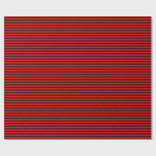 Red Ripple Wrapping Paper