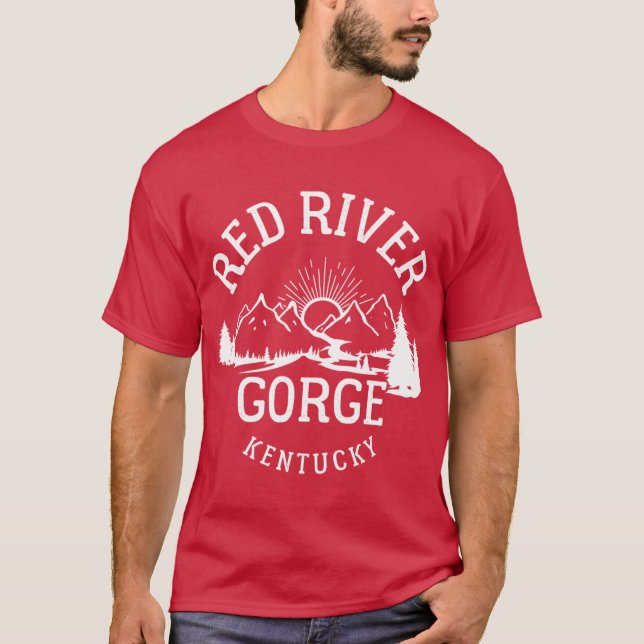 Red River Gorge Hike Kentucky Parks Hiking funny T-Shirt (Front)