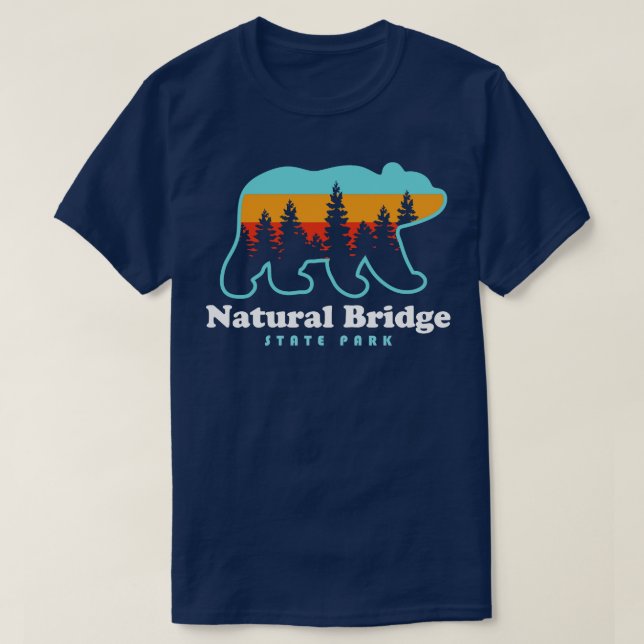 Red River Gorge Kentucky Natural Bridge State Park T-Shirt (Design Front)