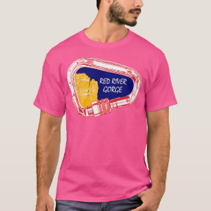 Red River Gorge Rock Climbing Carabiner T-Shirt