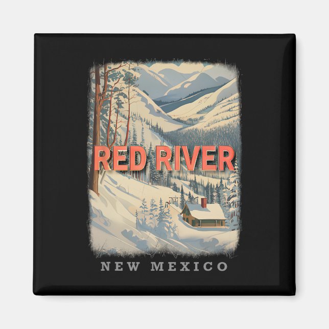 Red River New Mexico Nm Skiing Extravaganza Sd778  Magnet (Front)