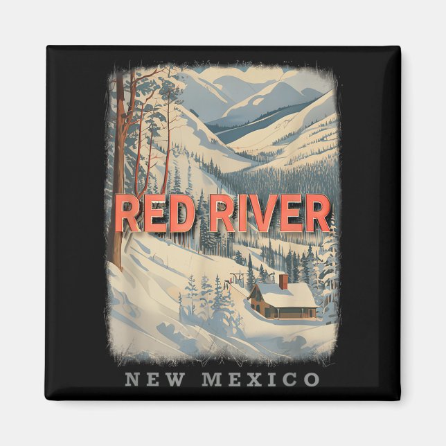 Red River New Mexico Nm Skiing Extravaganza Sd778  Magnet (Front)