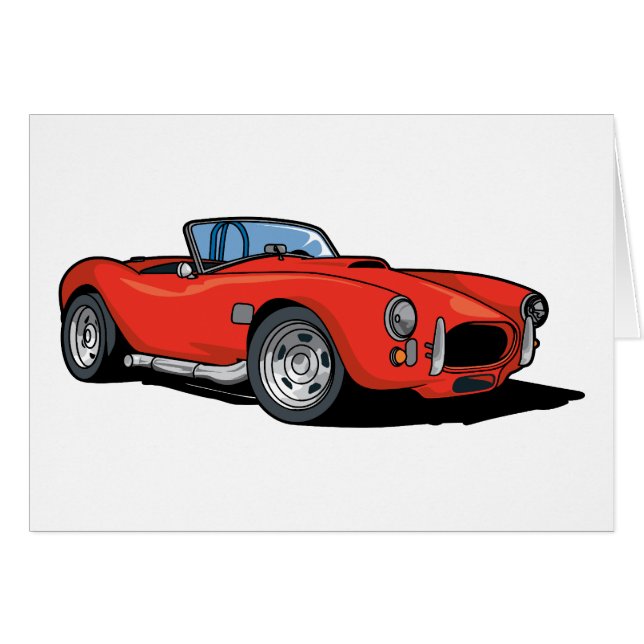 Red Roadster (Front Horizontal)