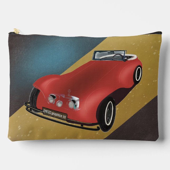 Red Roadster Large Pouch (Front)