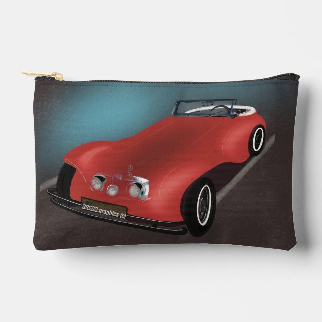 Red Roadster Small Pouch (Front)