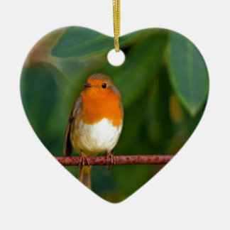 Red ROBIN Ceramic Tree Decoration