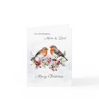 Red Robin Holly Mum & Dad Christmas