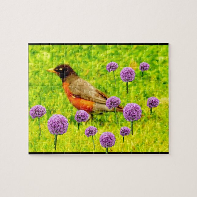 RED ROBIN JIGSAW PUZZLE (Horizontal)
