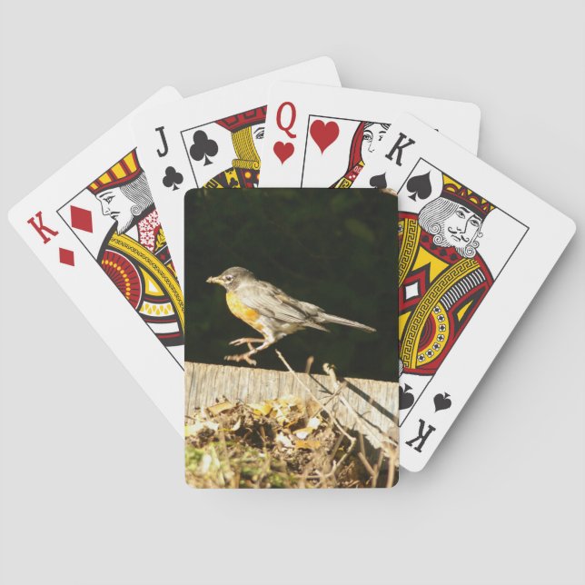 Red Robin Playing Cards (Back)