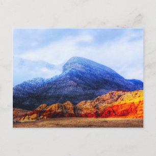 Red Rock Blue Mountain Postcard