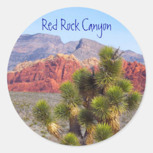 Red Rock Canyon Classic Round Sticker