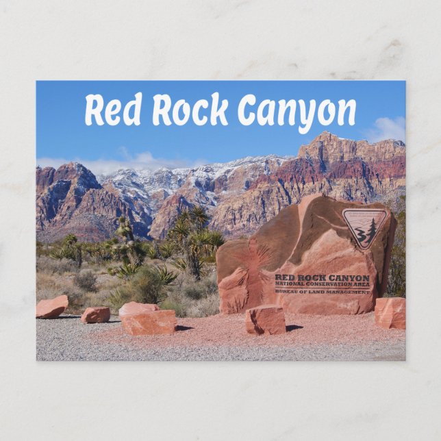 Red Rock Canyon Las Vegas Nevada United States USA Postcard (Front)
