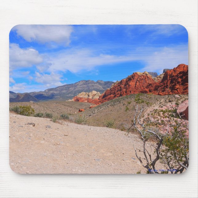 Red Rock Canyon-Mousepad Mouse Mat (Front)