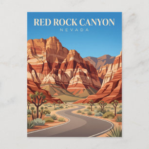 Red Rock Canyon Nevada Postcard