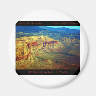 Red Rock Canyon _ Planet Art Series Magnet