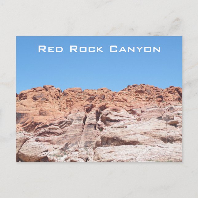 Red Rock Canyon Postcard (Front)