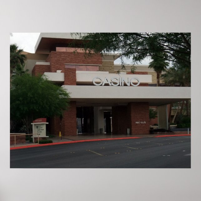 Red Rock Casino Las Vegas Front Entry Poster Print (Front)