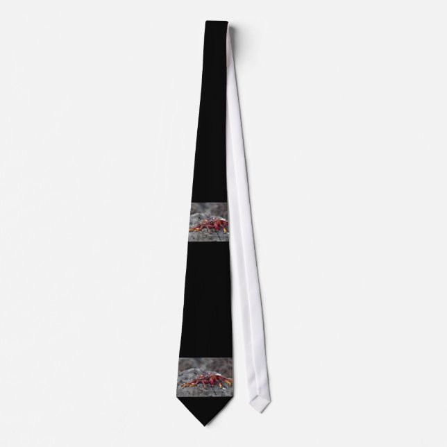 Red rock crab tie (Front)