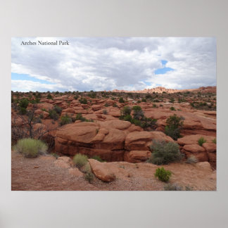 Red Rock in Arches National Park Poster