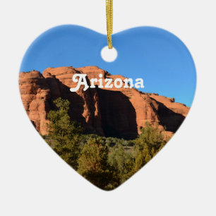 Red Rock in Sedona Ceramic Tree Decoration