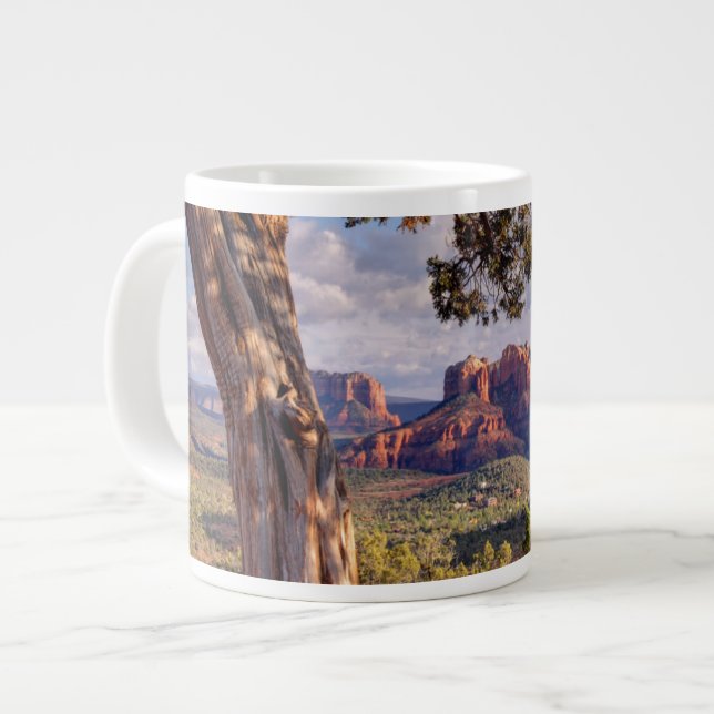 Red Rock | Sedona Arizona Large Coffee Mug (Front Left)