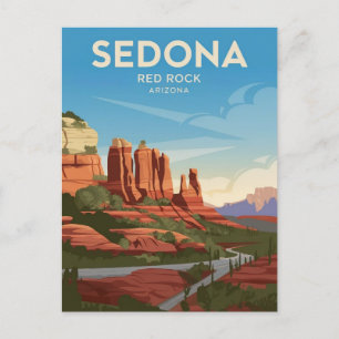 Red Rock, Sedona, Arizona Postcard