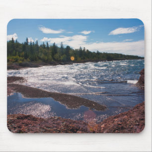 Red Rock Shoreline – Lake Superior, U.P. Mouse Mat
