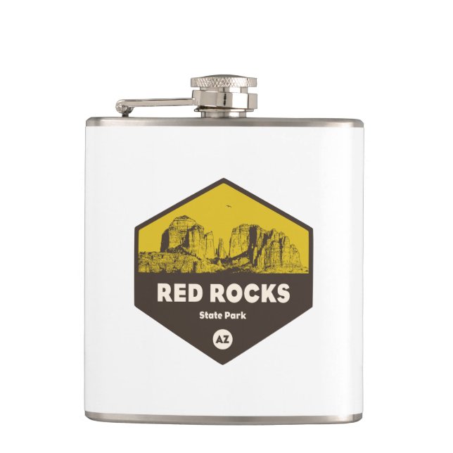 Red Rock State Park, Arizona Hip Flask (Front)