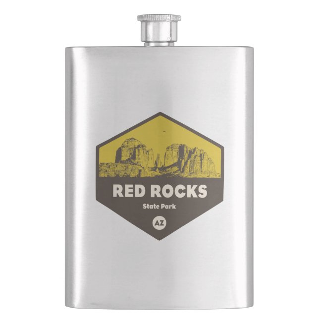 Red Rock State Park, Arizona Hip Flask (Front)