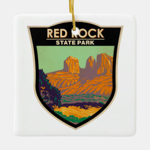 Red Rock State Park Arizona Vintage Ceramic Ornament
