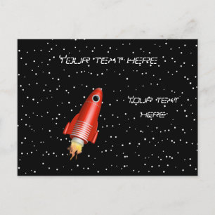 Red Rocket Postcard