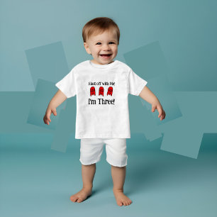 Red Rocket Ship Birthday Party Toddler T-Shirt